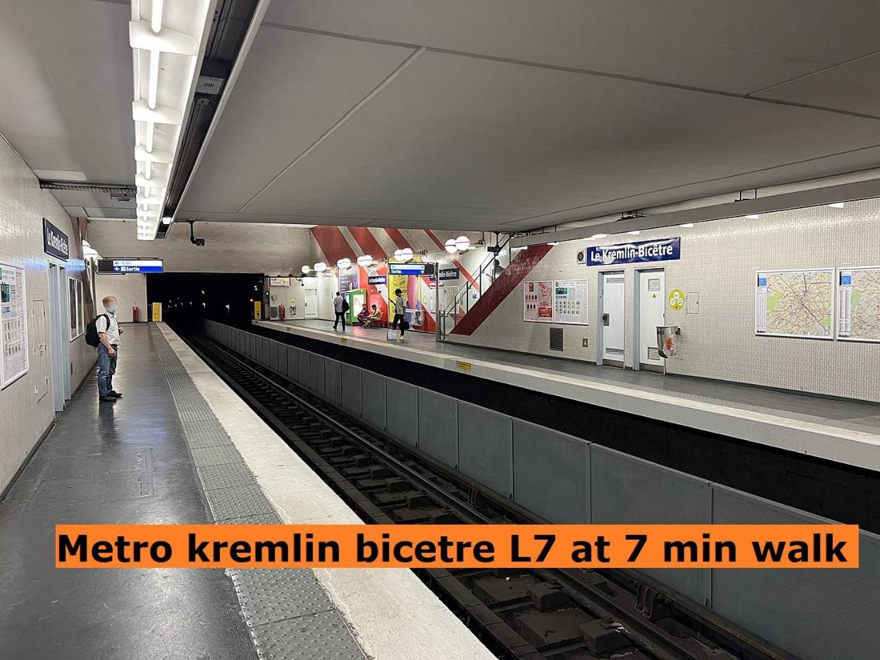 Cosy Apartment Kremlin Bicetre Metro Station Le Kremlin-Bicêtre Exterior foto